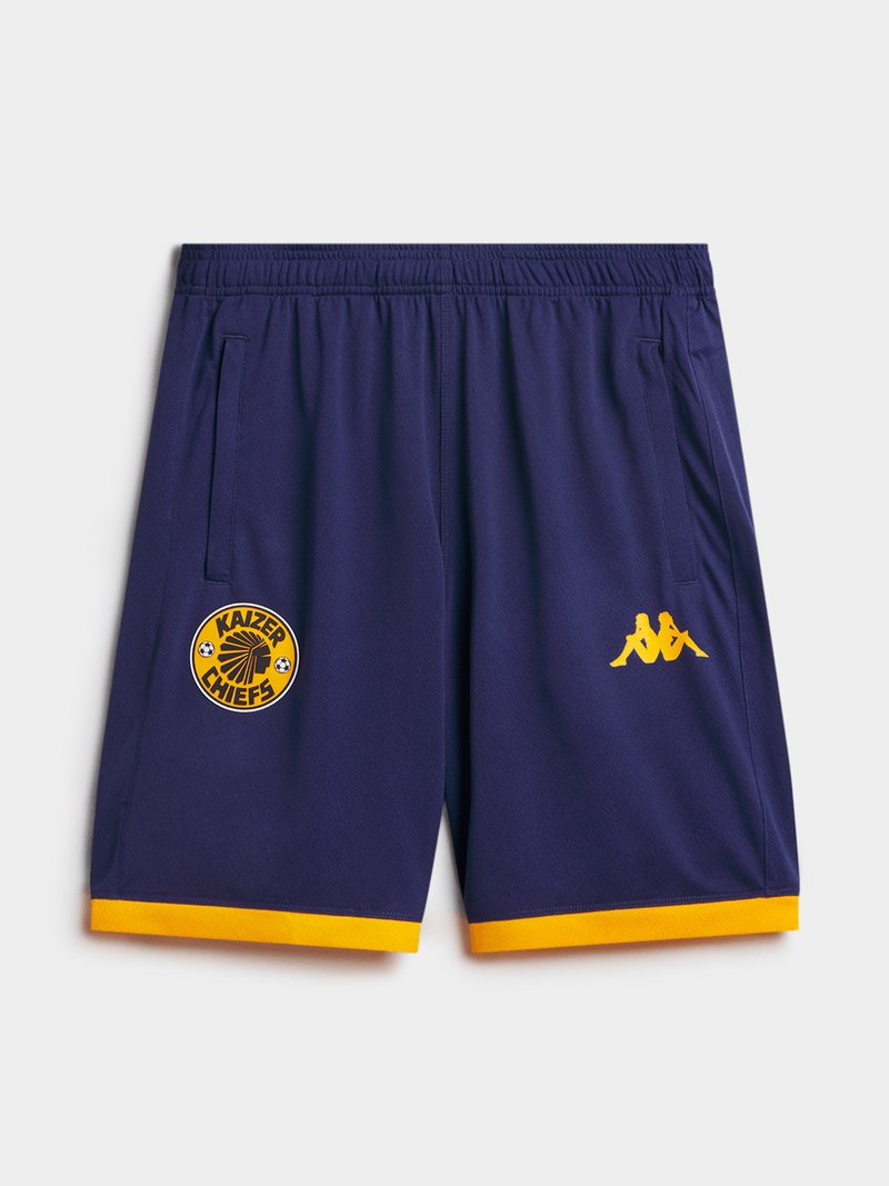 Official Kappa Kaizer Chiefs Mixio Pro 8 Performance Blue Training Shorts