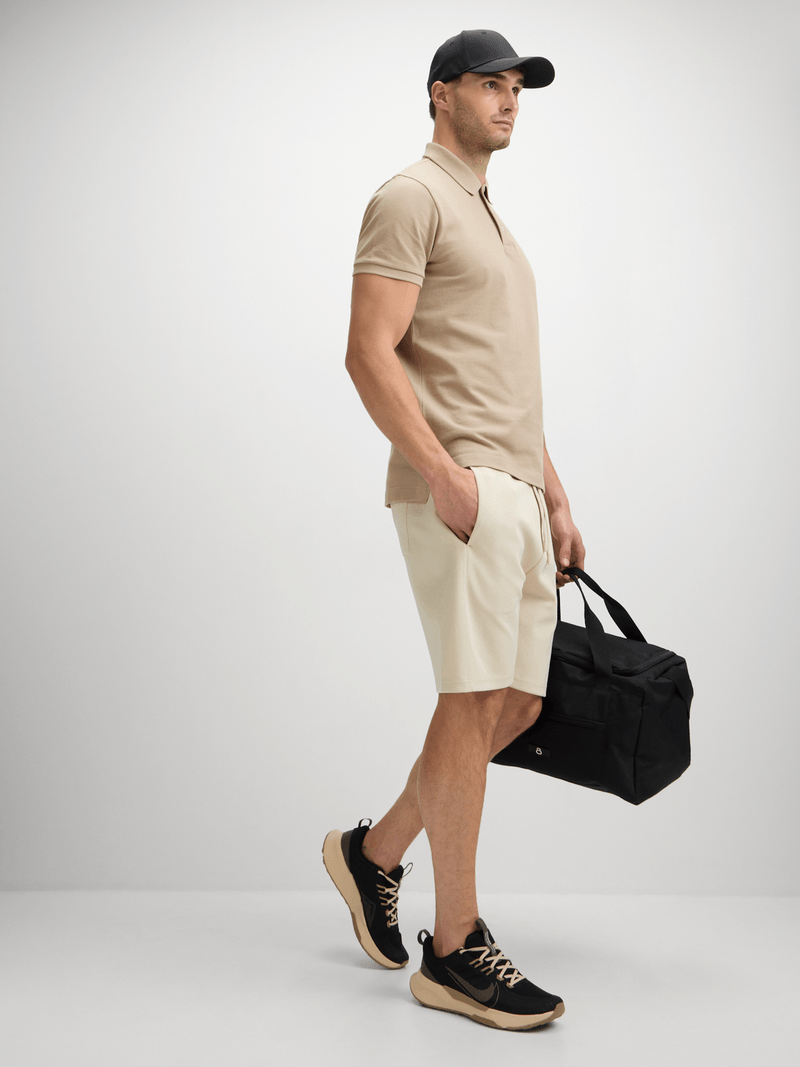 TS Men&#39;s Everyday Pique Stone Golfer Shirt - Comfortable Cotton Regular Fit