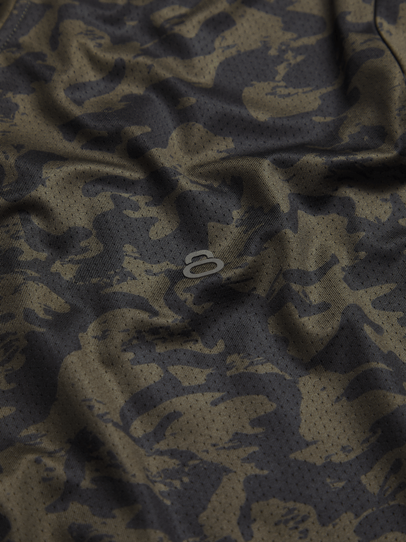 TS Men's Run Your Pace All-Over Print Fatigue Performance Tee