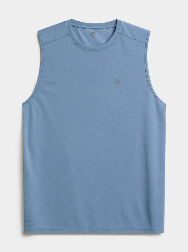 Men&#39;s Legacy Periwinkle Performance Muscle Hugger Athletic Vest Tank Top