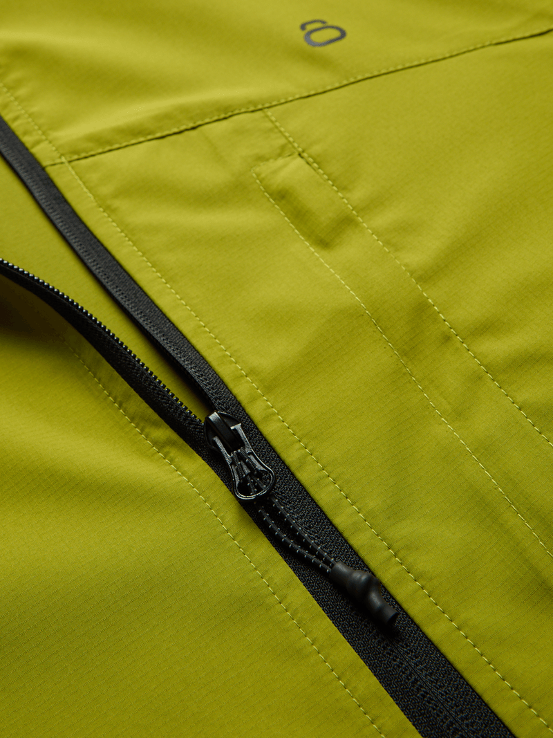 TS Men&#39;s Agility Avo Green Lightweight Quick-Dry Running Jacket with Secure Pockets