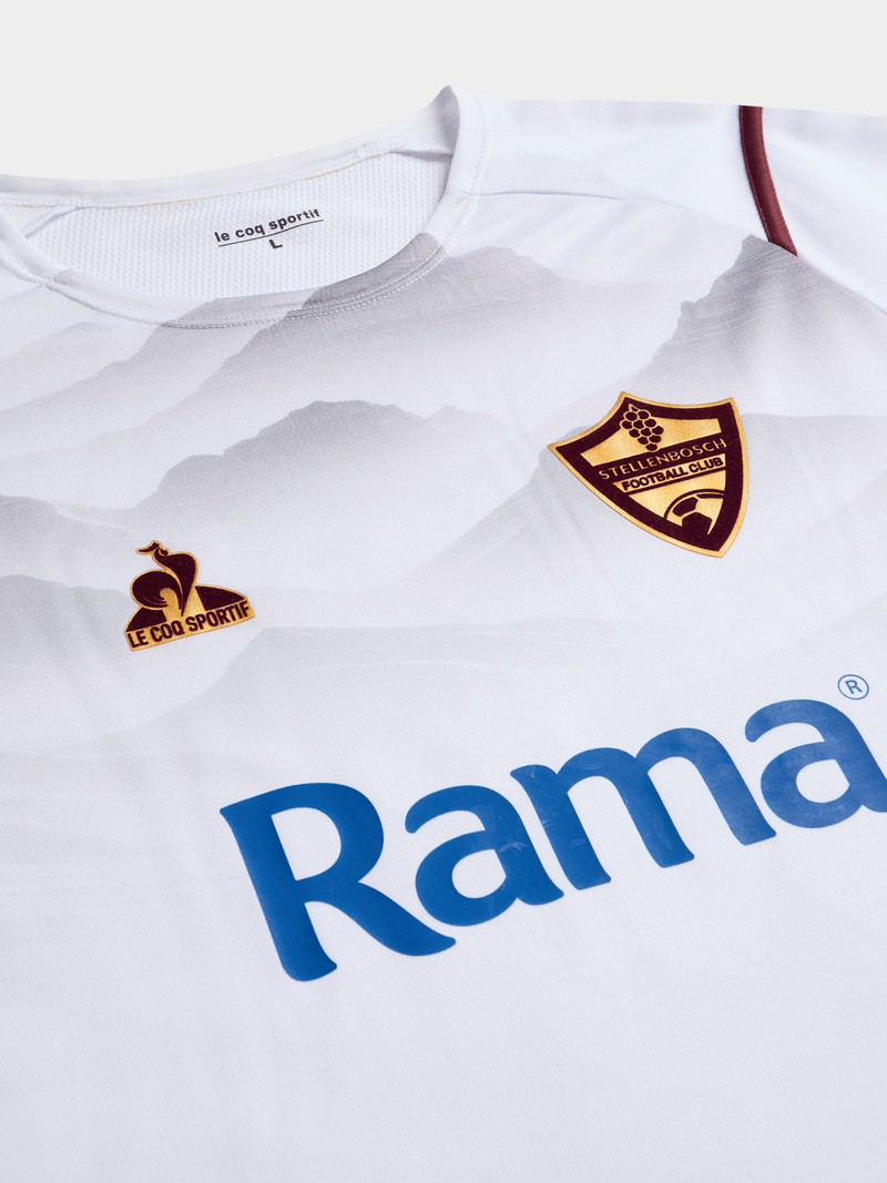 Le Coq Sportif Stellenbosch FC Away 25/26 White Men&#39;s Performance Football Jersey