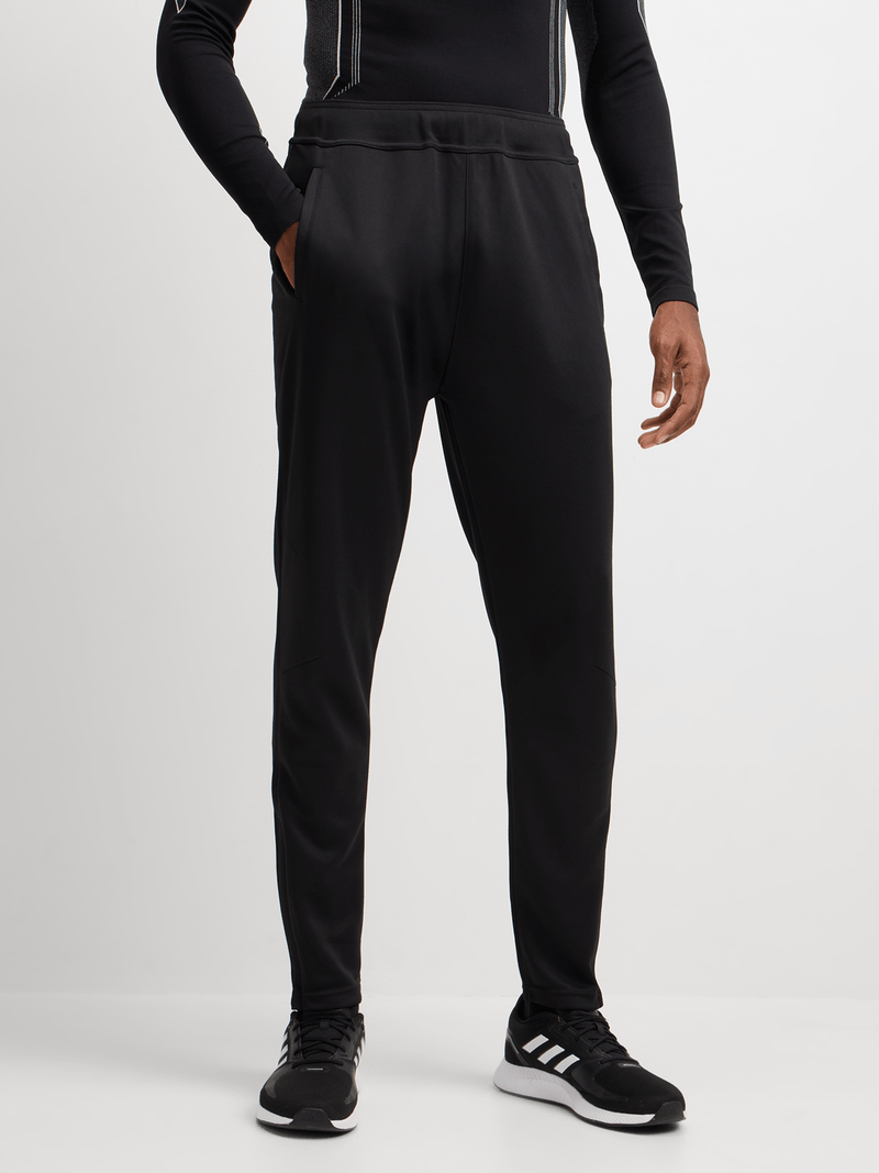 TS Men&#39;s Performance Agility Tricot Active Pants - Lightweight, Athletic Fit, Black