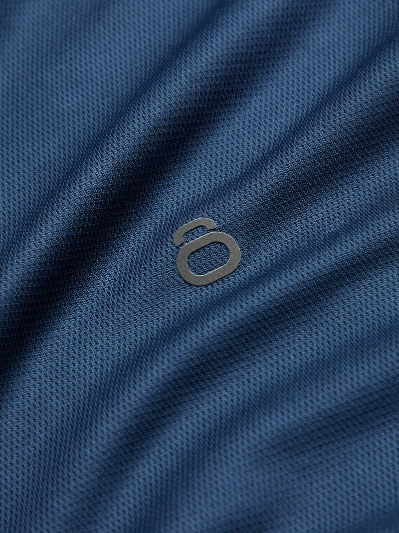 TS Men&#39;s Legacy Navy Performance Tee - Moisture-Wicking, UV Protection, Reflective