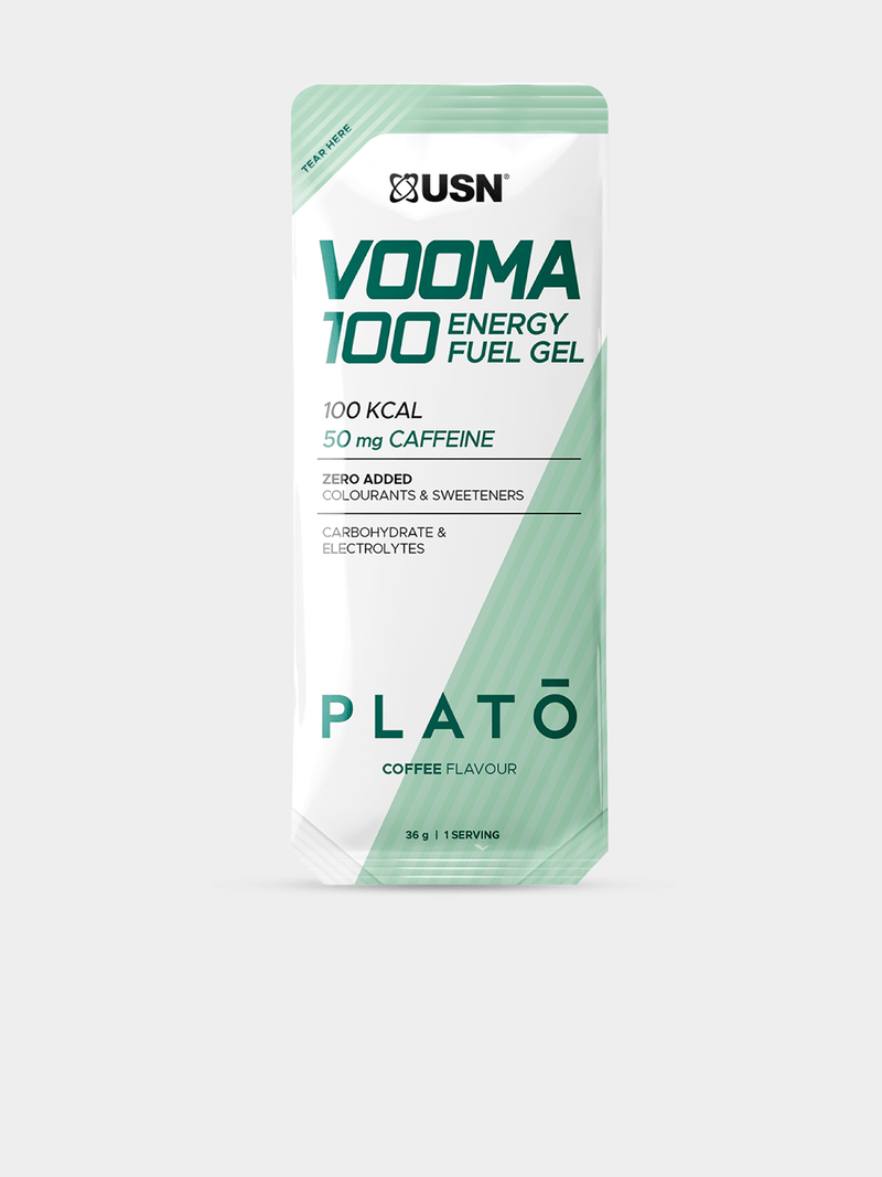 USN Plato Vooma 100 Coffee Freezo Energy Gel: Fast-Acting Fuel, 50mg Caffeine