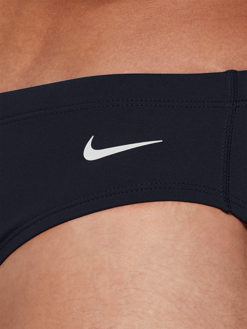 Nike Men&#39;s HydraStrong Solid Black Performance Swim Brief - Durable, Comfort Fit