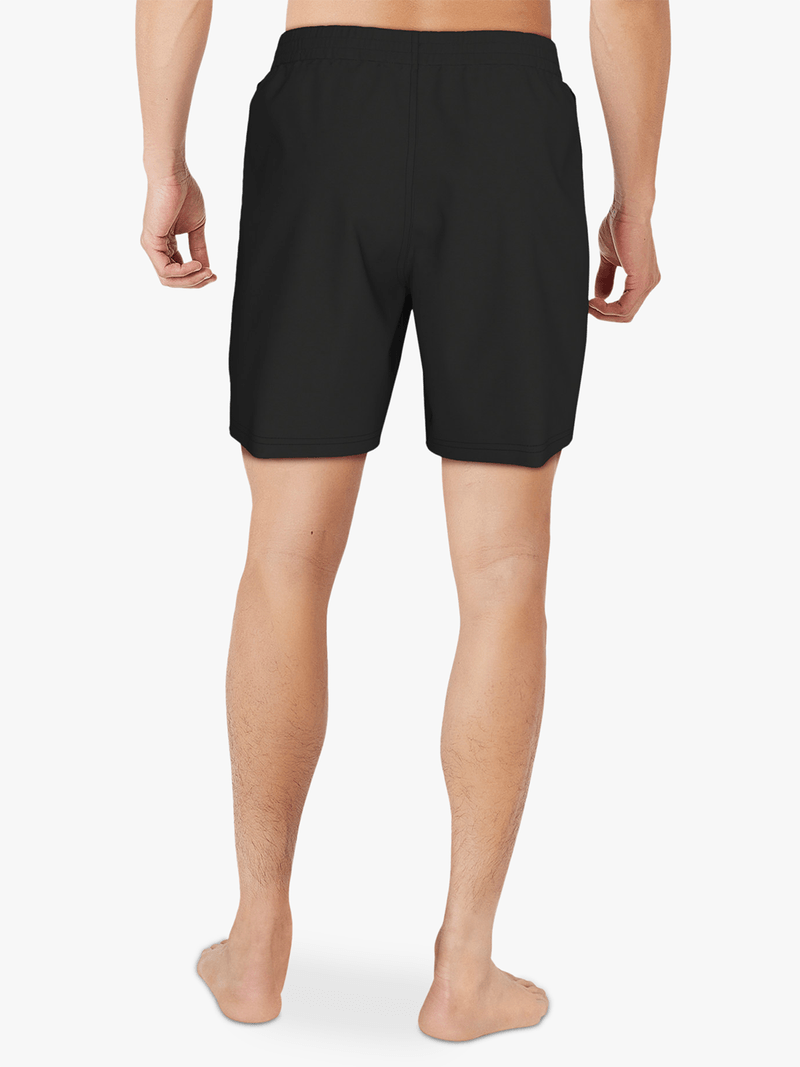 Nike Men&#39;s 7-Inch Black Volley Swim Shorts with Mesh Lining, Quick-Dry Fabric