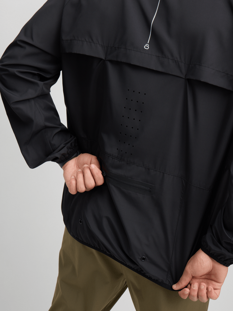 TS Men&#39;s Summit Race Day Black Performance Jacket - Lightweight, Quick Dry, Reflective