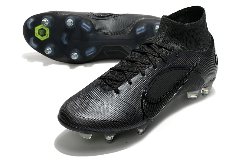 Mercurial Superfly 14 Elite FG Black Metal Studs