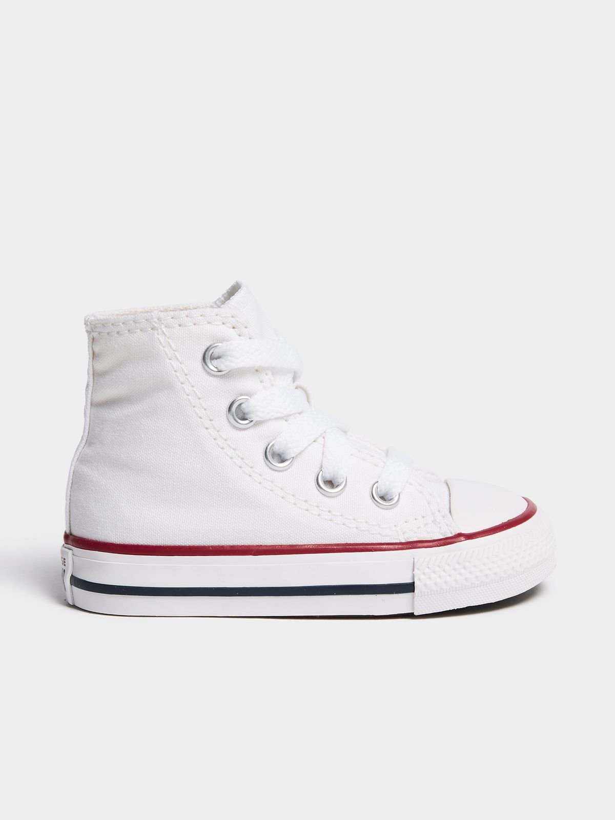 Converse Junior Infant All Star White Canvas Classic High-Top Sneakers