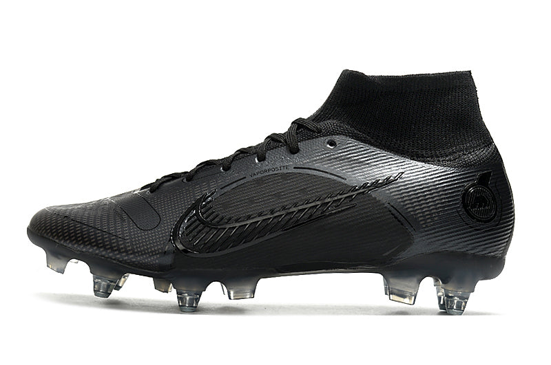 Mercurial Superfly 14 Elite FG Black Metal Studs