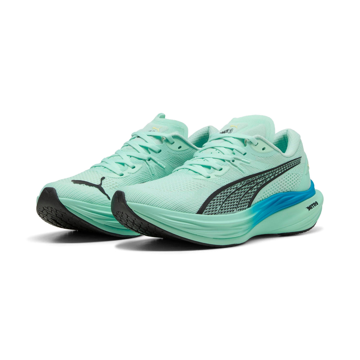 Puma Deviate NITRO 3 Mint Melt-Speed Blue Men