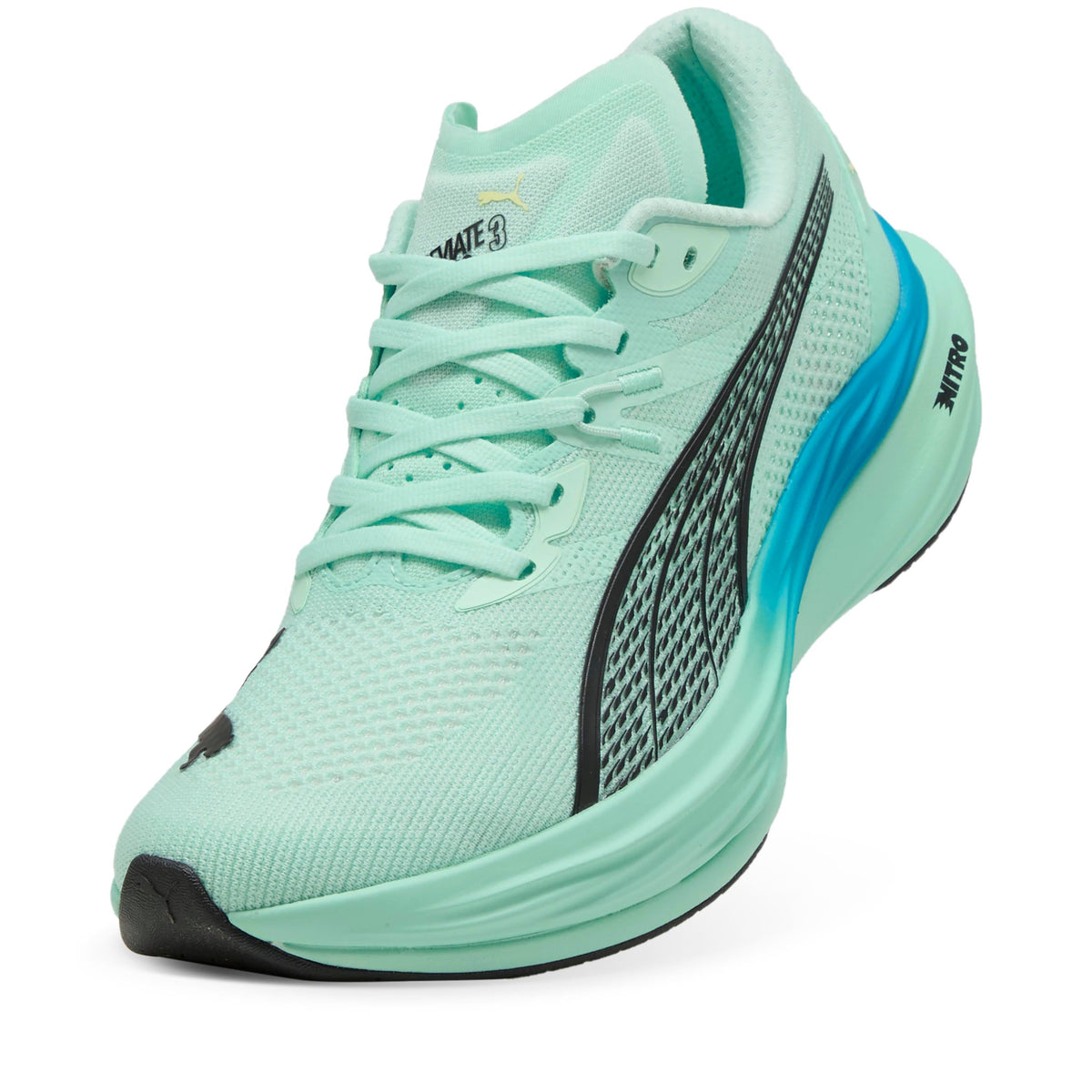 Puma Deviate NITRO 3 Mint Melt-Speed Blue Men
