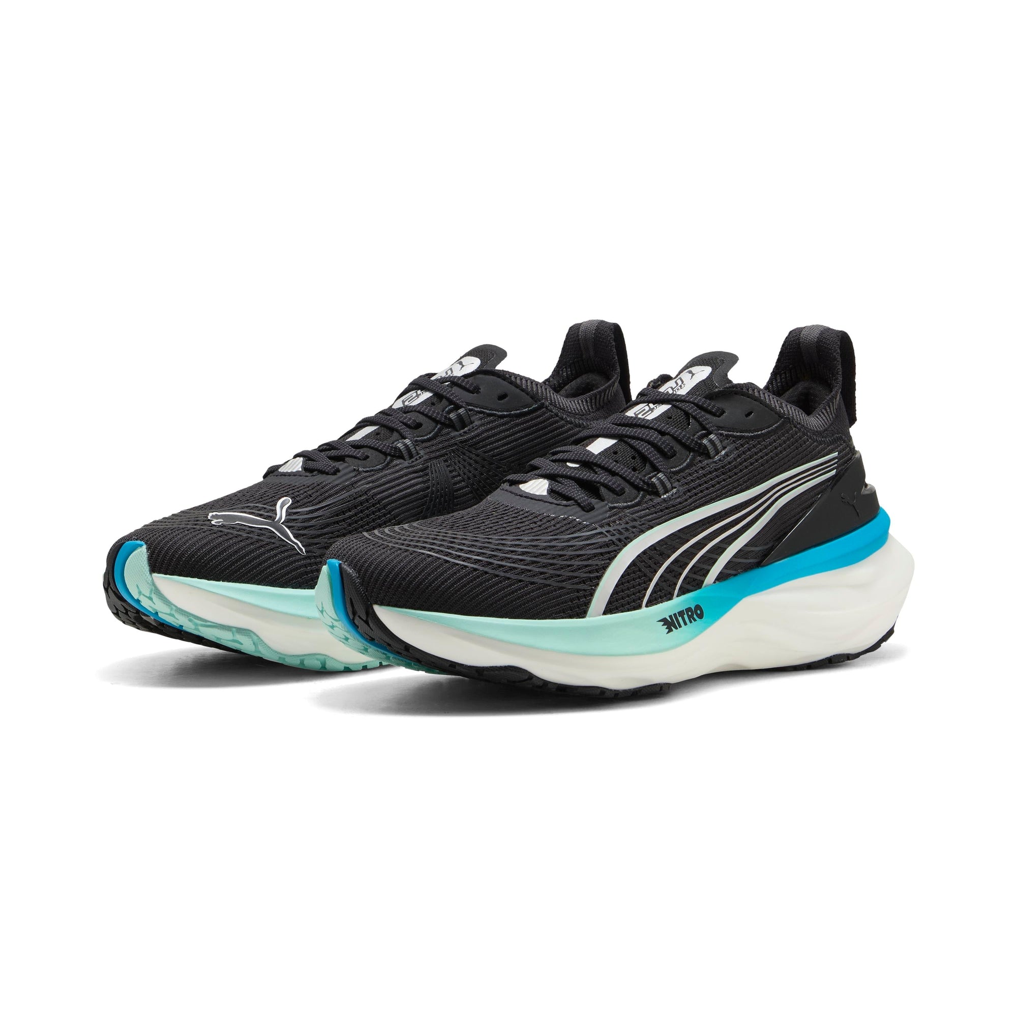 Puma ForeverRun NITRO 2 Black- Speed Blue