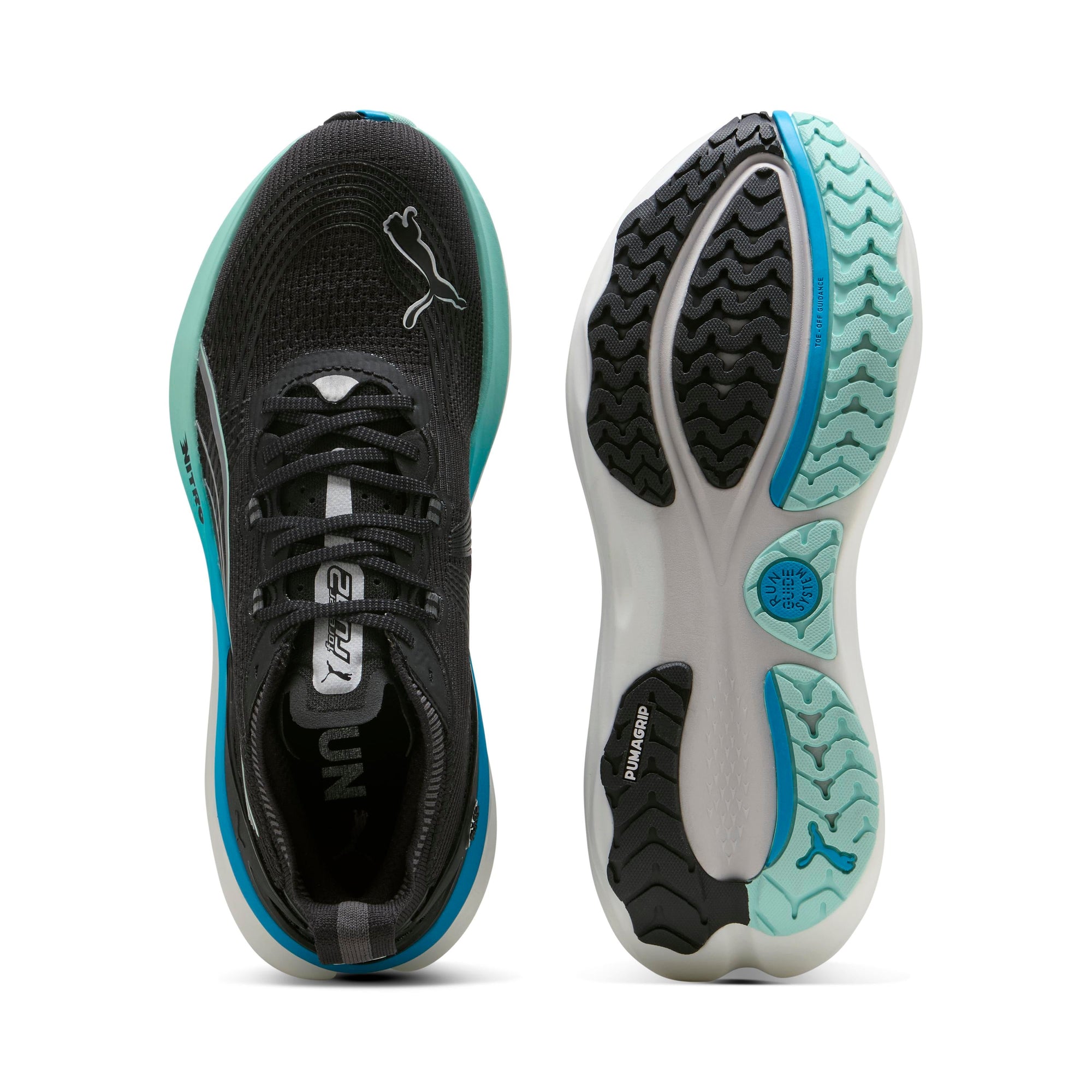 Puma ForeverRun NITRO 2 Black- Speed Blue