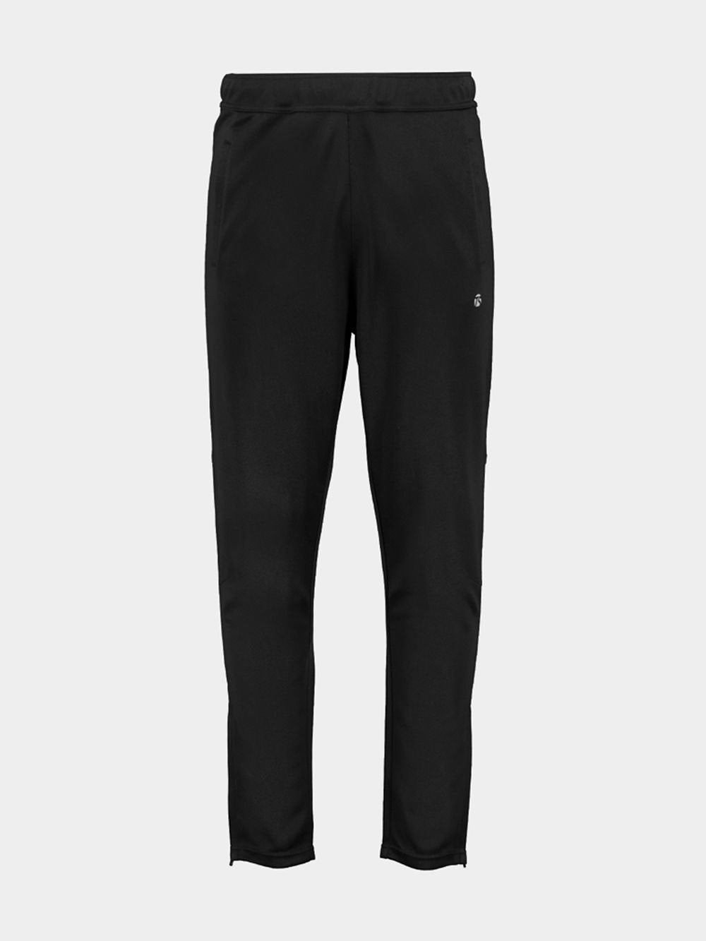 Men&#39;s Pique Active Tricot Track Pants - Quick Dry Comfort, Black