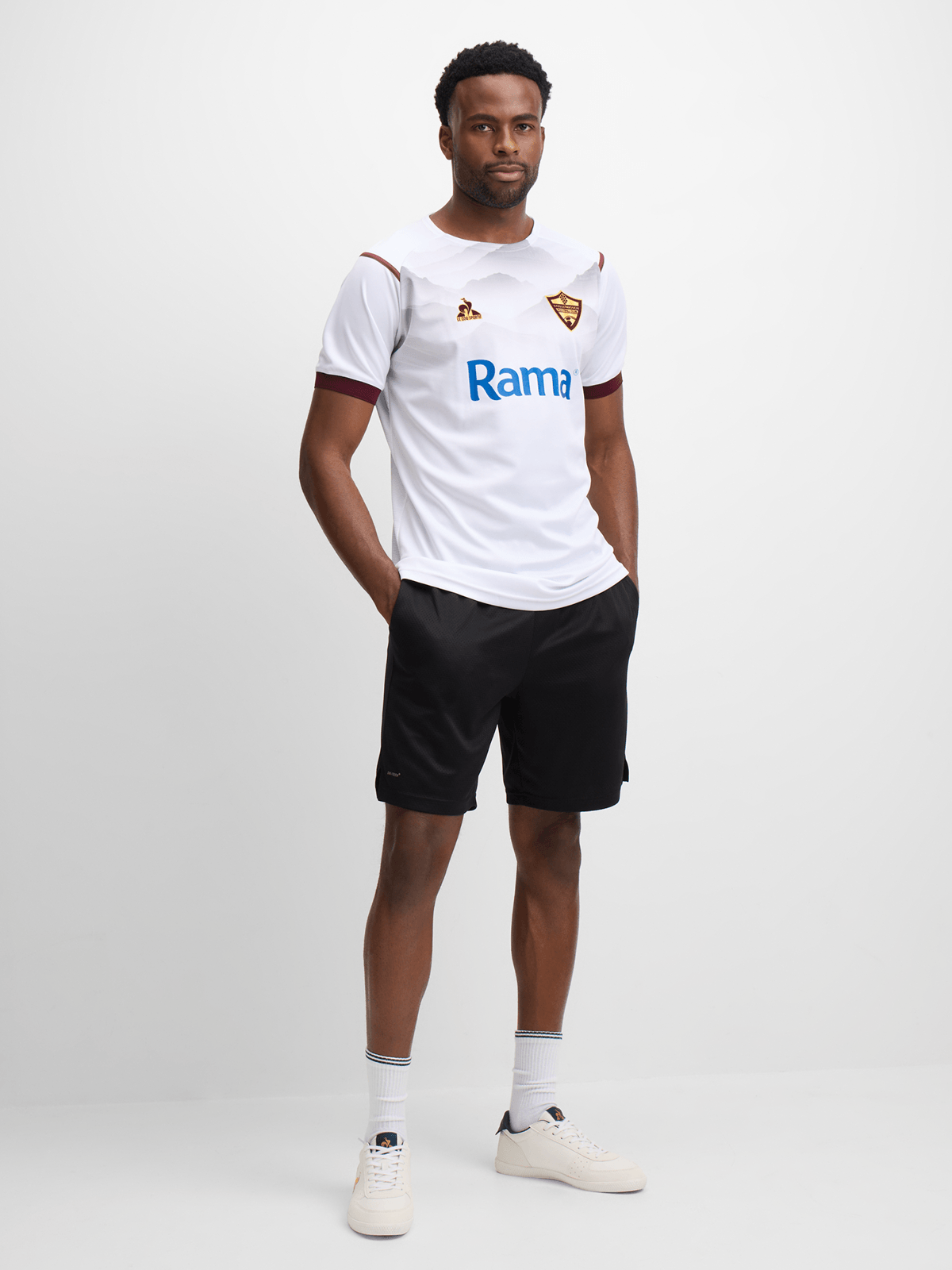 Le Coq Sportif Stellenbosch FC Away 25/26 White Men&#39;s Performance Football Jersey