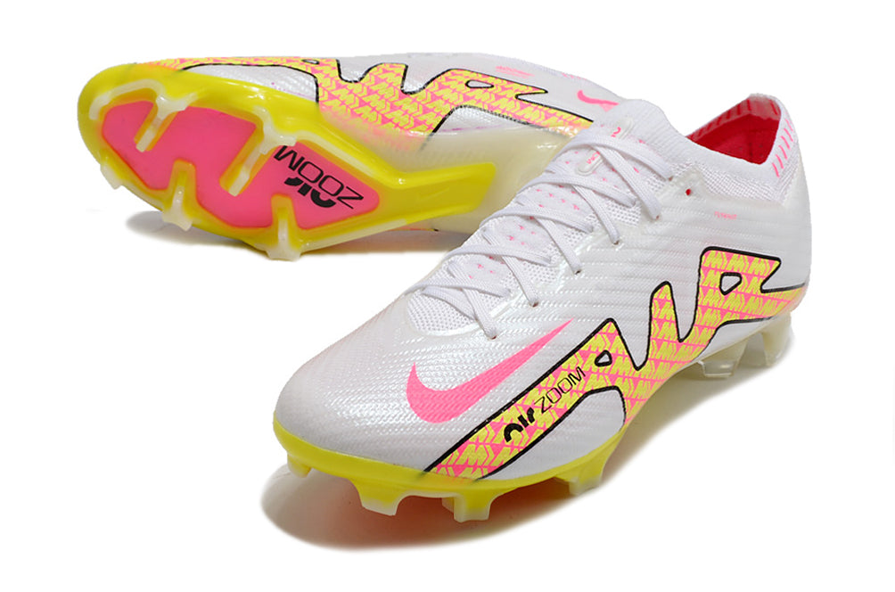 Air Zoom Mercurial Vapor 15 Elite FG White/Pink/Yellow