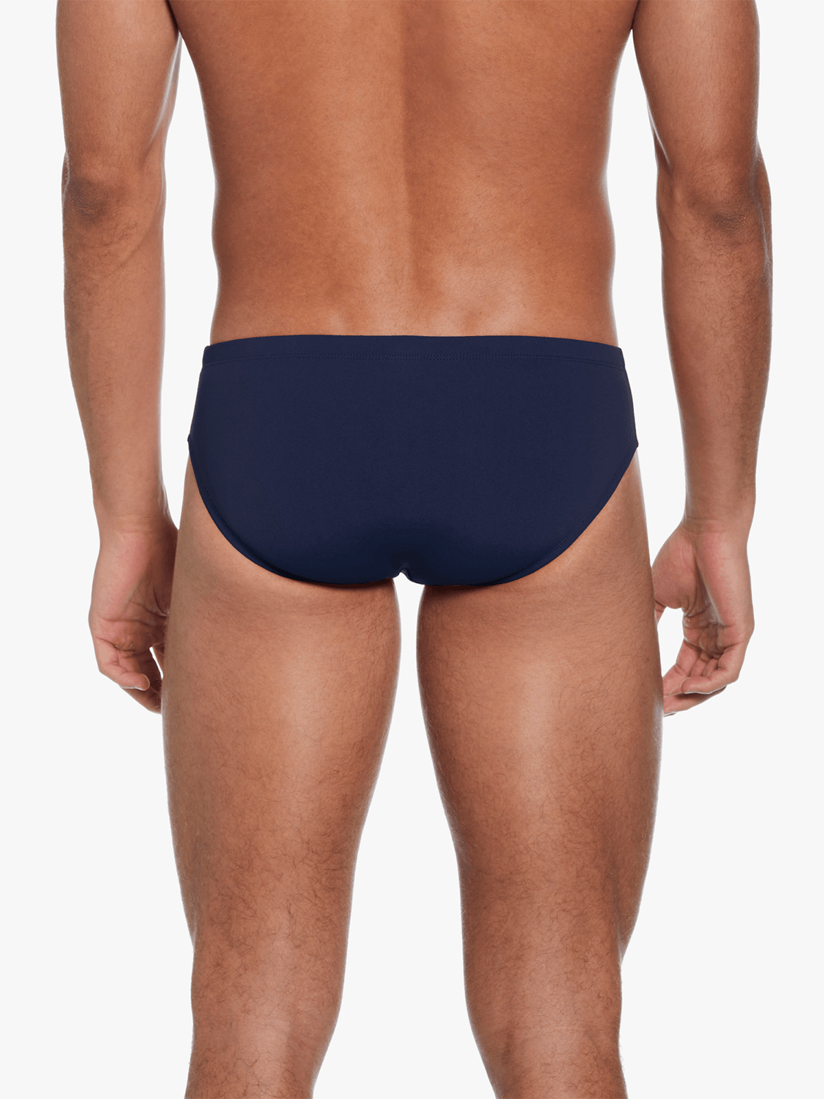 Nike Men's Hydrastrong Solid Navy Performance Swim Brief for Competitive Training