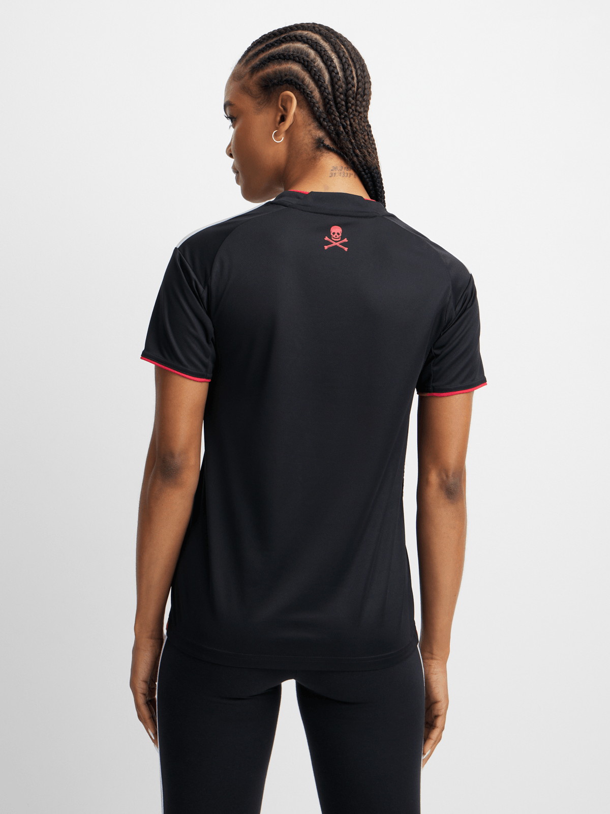 Adidas Women's Orlando Pirates Home Soccer Jersey 25/26 - Black/Red Stadium Kit