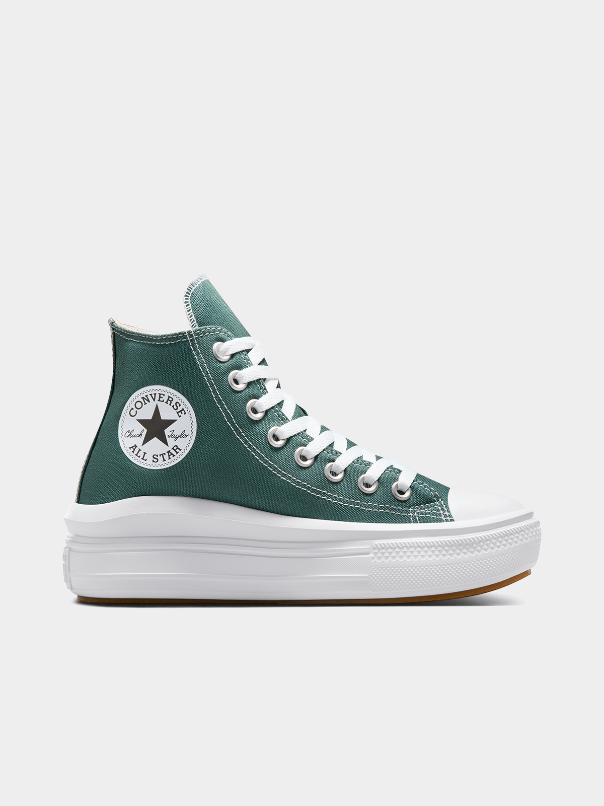 Converse Men&#39;s Chuck Taylor All Star Move True Nature Green Platform Sneakers