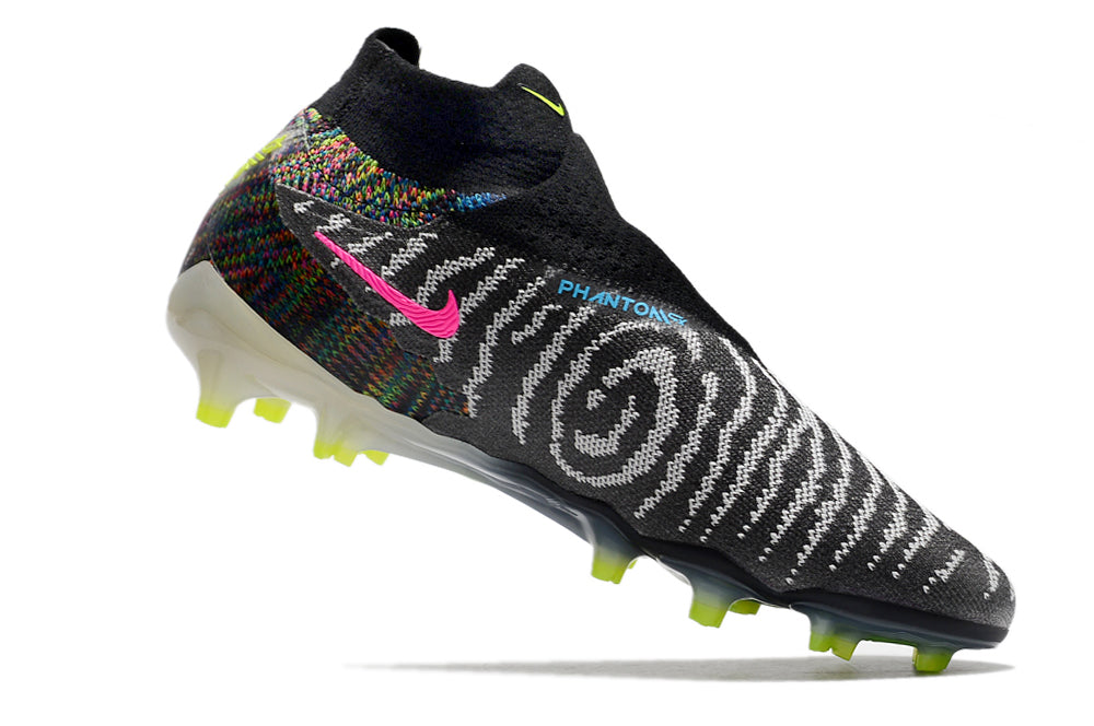 Gripknit Phantom GX Elite Dynamic Fit Fusion FG Firm-Ground Football Boot Grey/Black/ Neon