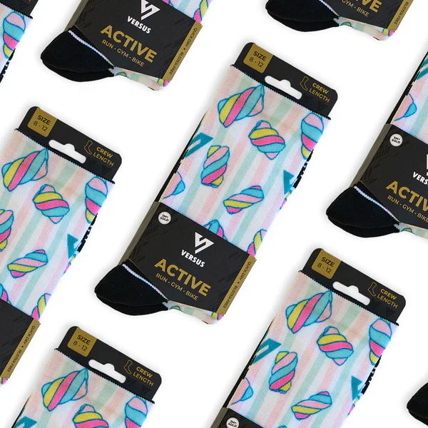 Versus Marshmallows Active Crew Socks
