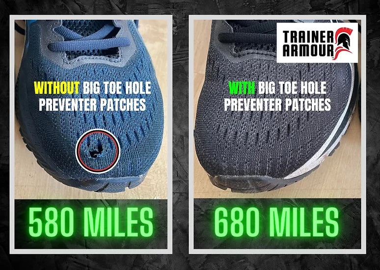 Big Toe Hole Preventer Patches