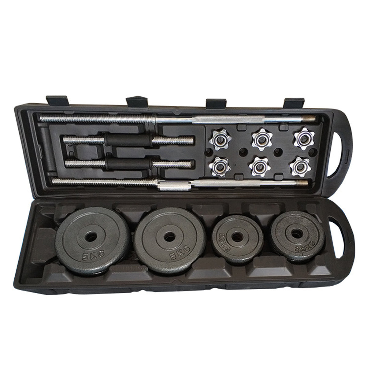 50KG CAST IRON BARBELL &amp; DUMBBELL SET