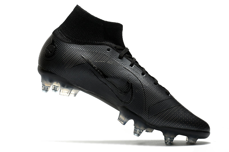 Mercurial Superfly 14 Elite FG Black Metal Studs