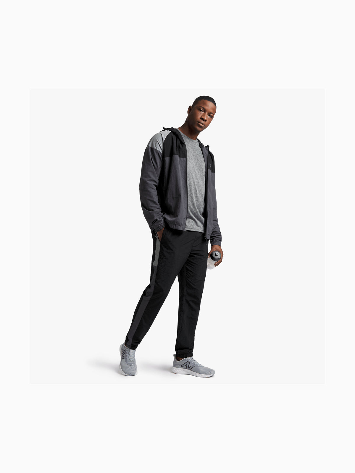 TS Men&#39;s Dri-Tech Grey Melange Performance Top – Stay Dry, Visible, Comfortable