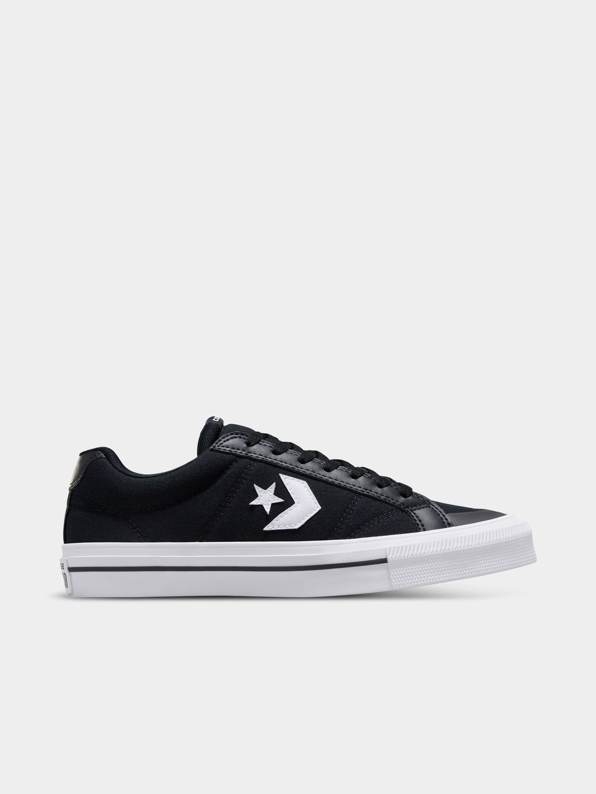 Iconic Converse Men&#39;s Sport Casual Black White Canvas Sneakers - Comfortable Versatile Style