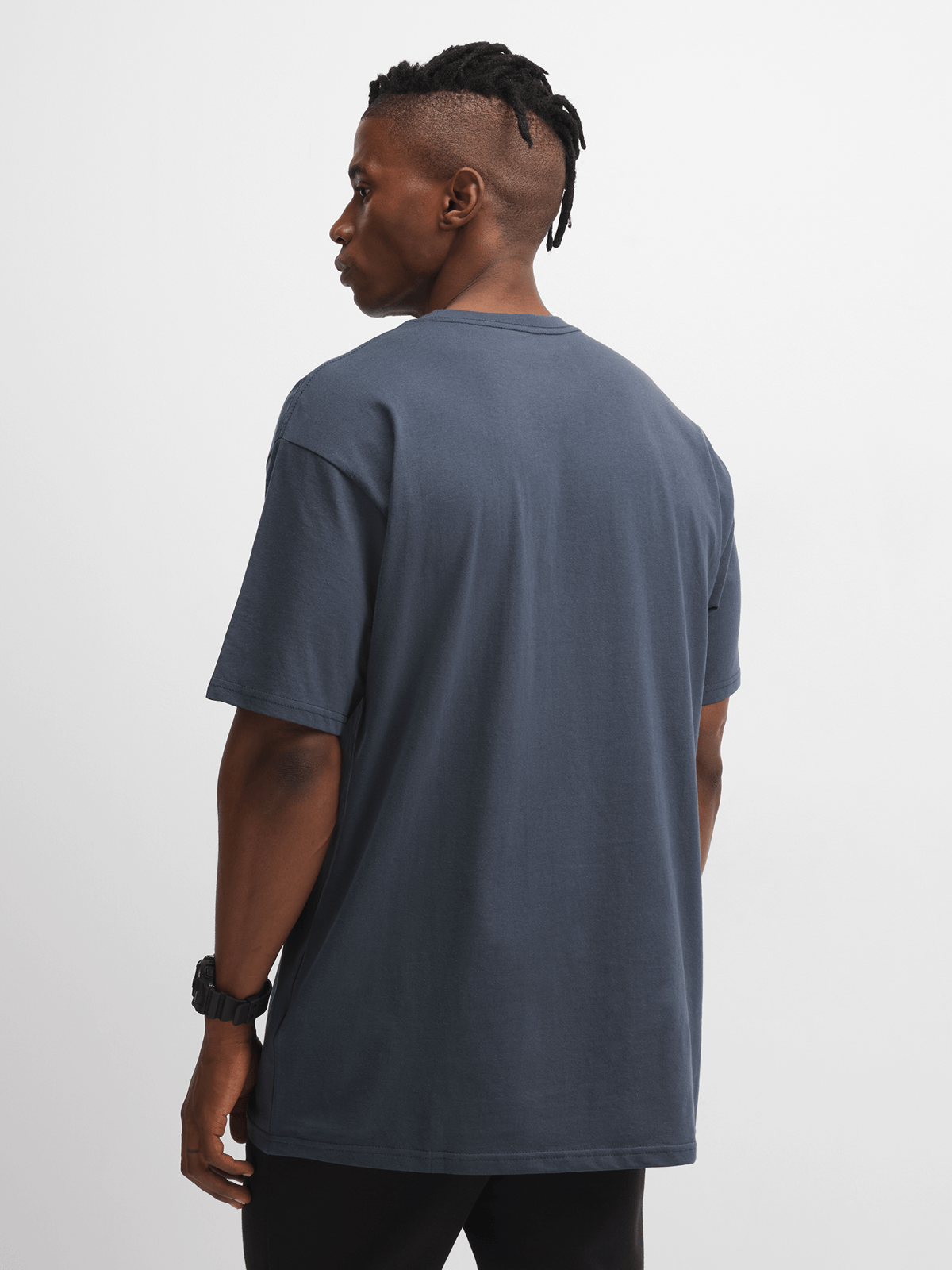 Vans Men&#39;s Classic Indigo Marshmallow Short Sleeve Crew Neck T-Shirt