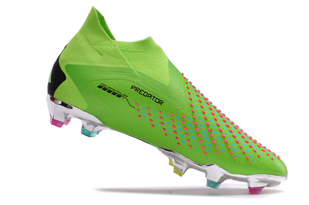 PREDATOR ACCURACY+ FIRM GROUND Lime Green/Black/Pink/Blue