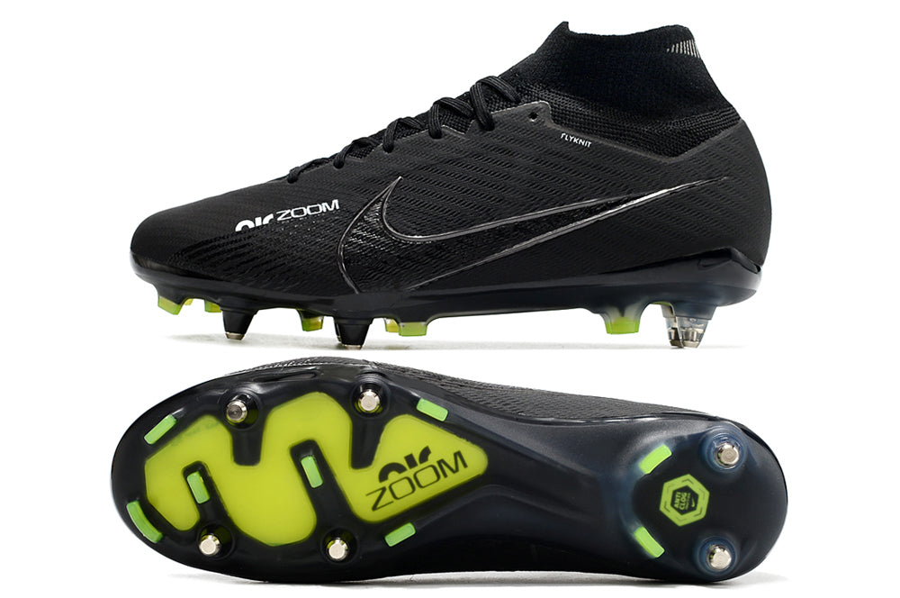 Air Zoom Mercurial Superfly 15 Elite FG Black Metal Studs
