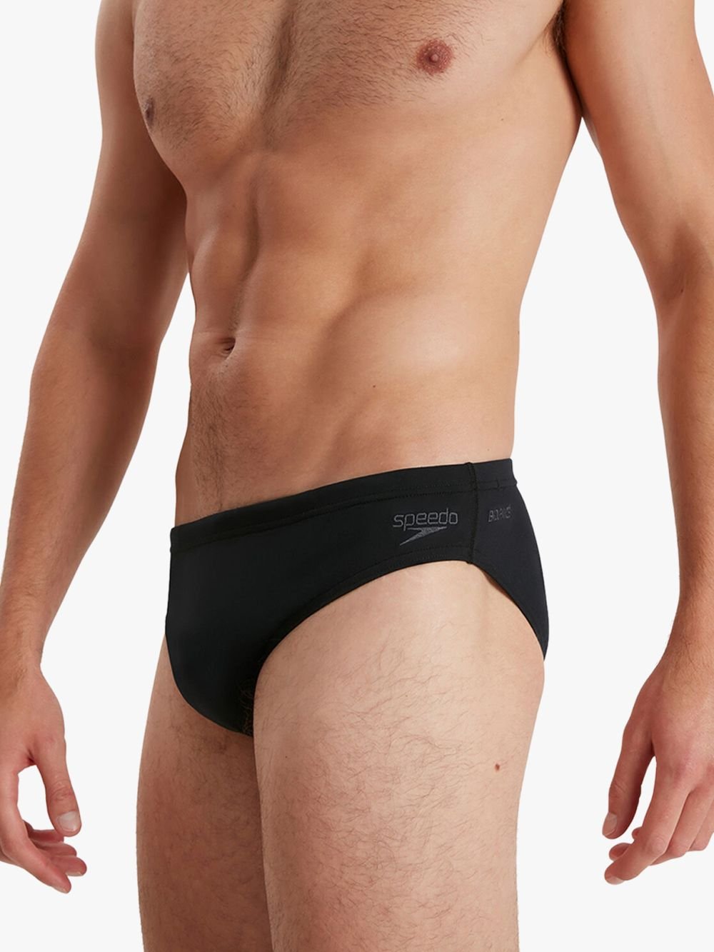 Speedo Men&#39;s Eco Endurance+ 7cm Black Swim Brief - Chlorine Resistant Recycled