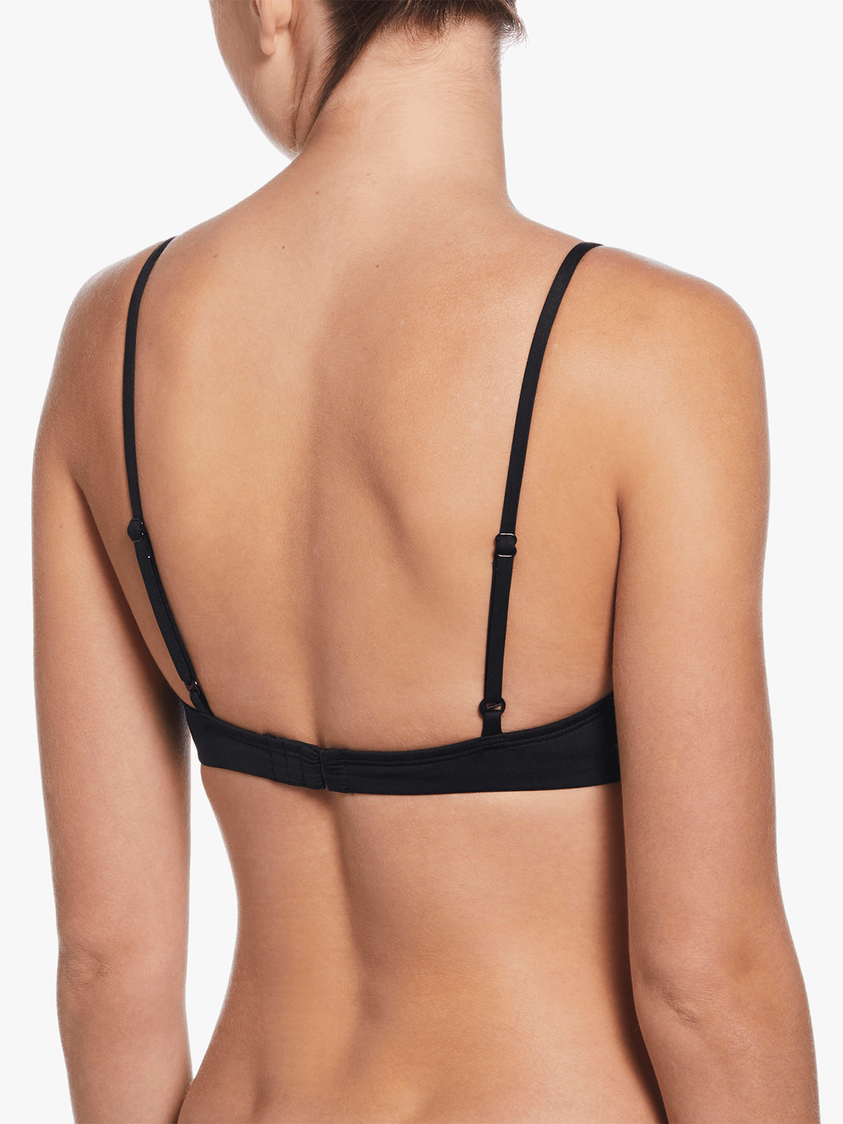 Nike Women&#39;s Essential Bralette Bikini Set - Flexible, Durable, Black Swimwear