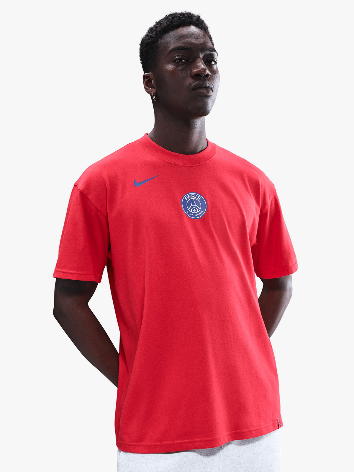Nike Men&#39;s PSG Total 90 Remix Red Dri-FIT Performance Tee