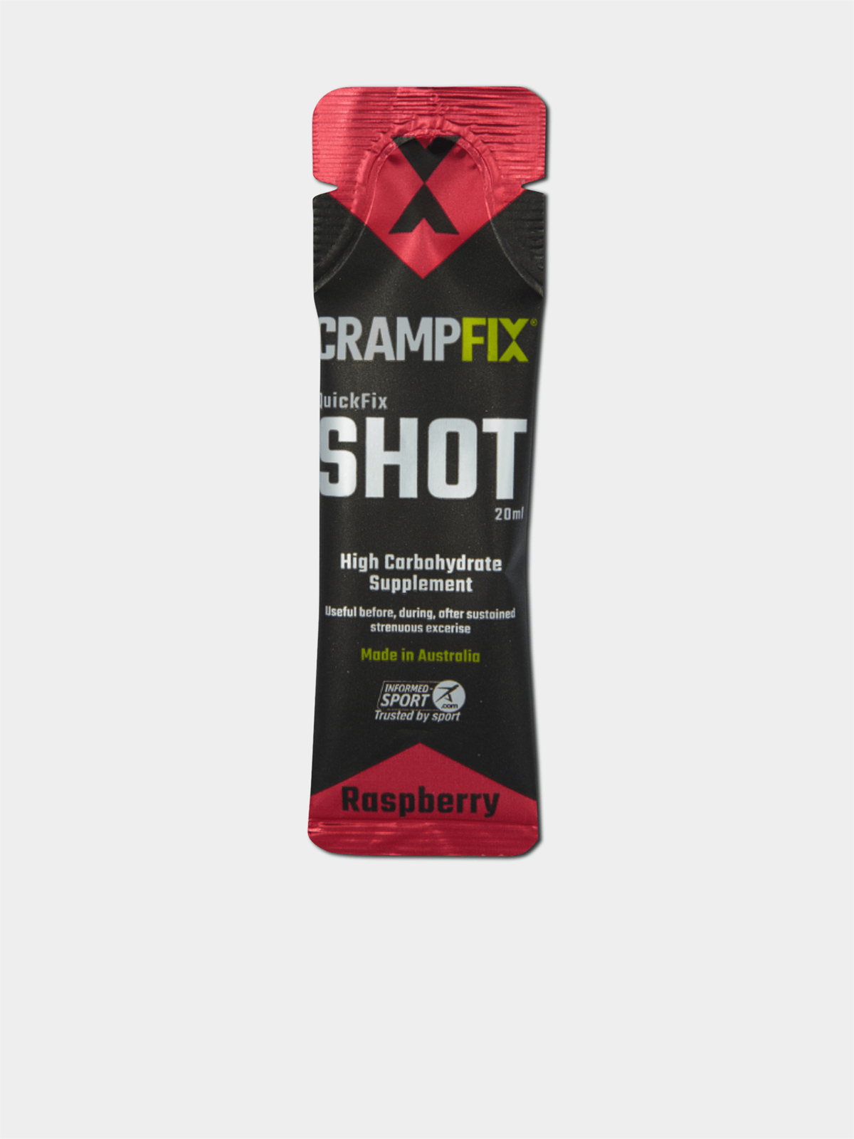 Fixx CrampFIX Rapid Muscle Cramp Relief Raspberry Shot, Portable 0.68 fl oz for Athletes