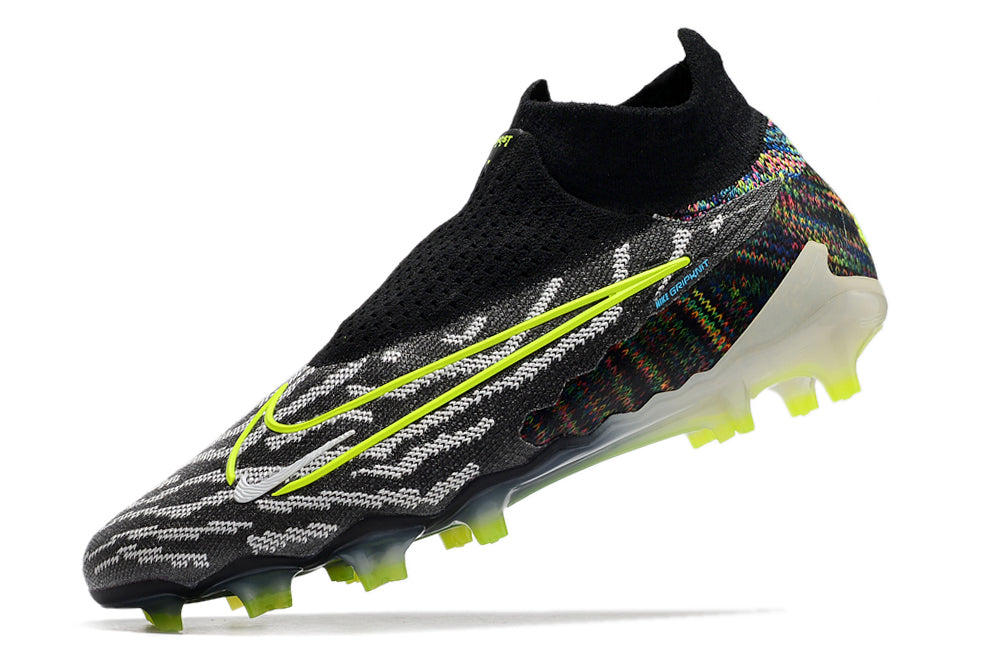 Gripknit Phantom GX Elite Dynamic Fit Fusion FG Firm-Ground Football Boot Grey/Black/ Neon