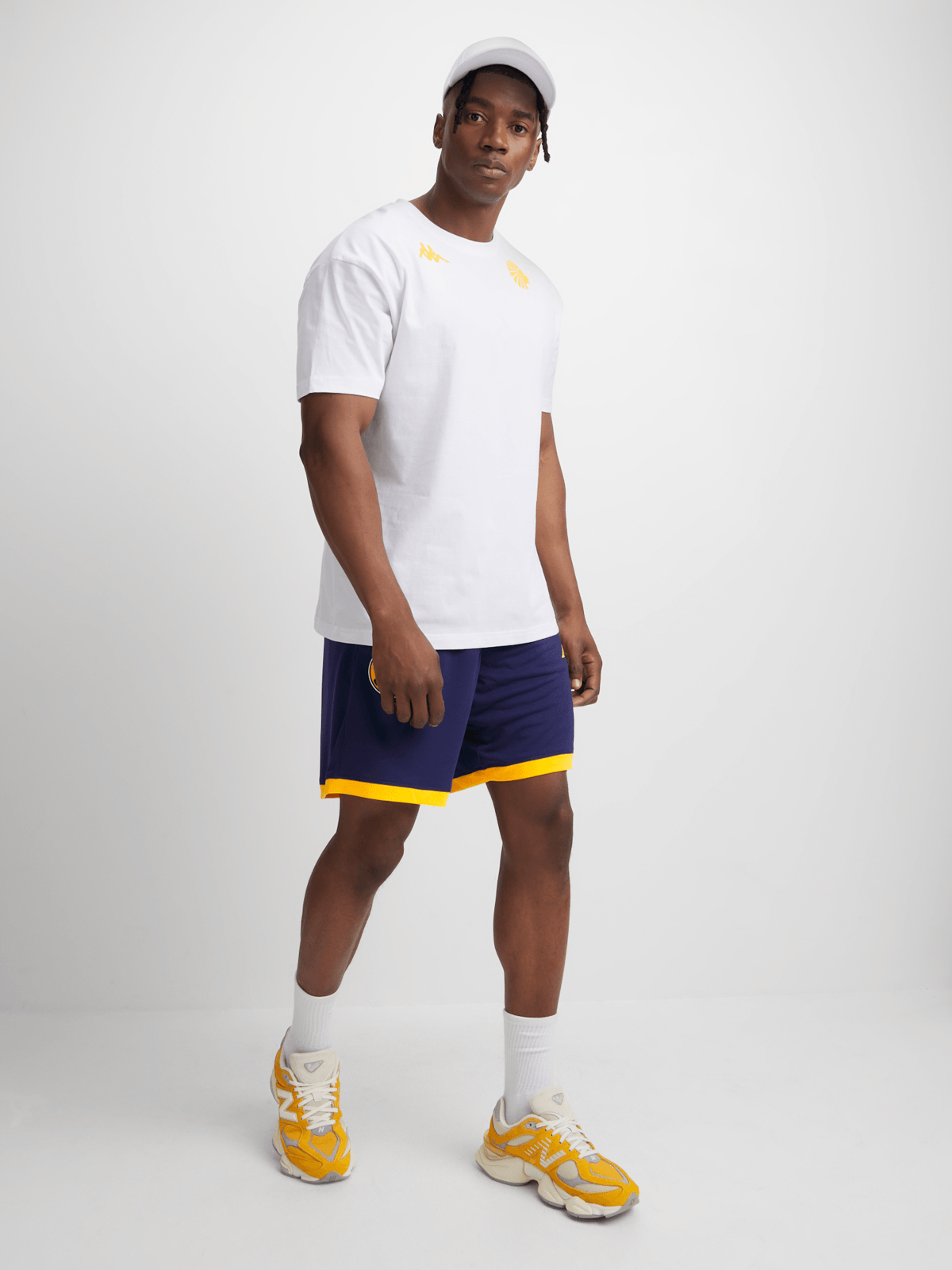 Kappa Men&#39;s Kaizer Chiefs Amemod White Fan T-Shirt - Official Team Gear