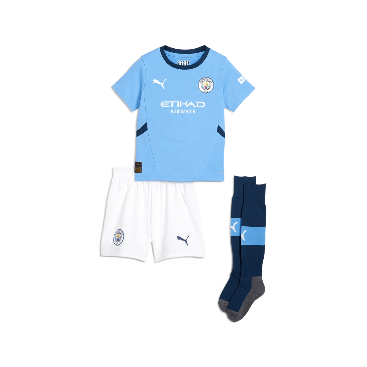 MANCHESTER CITY 2024/25 YOUTH HOME FULL KIT
