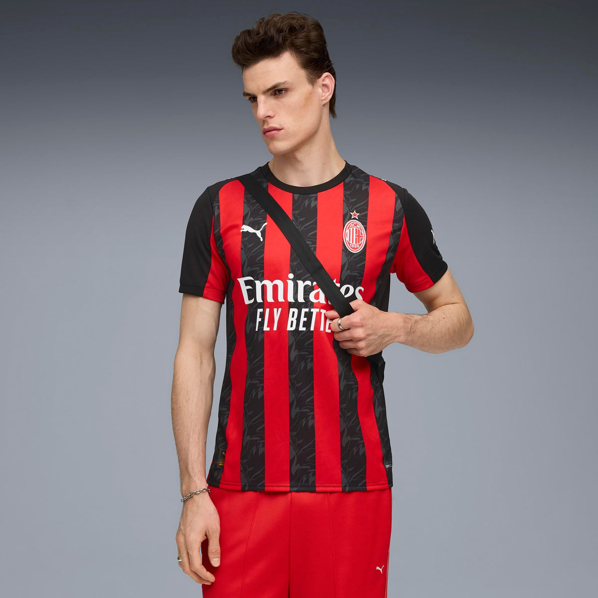 Puma AC Milan 25/26 Home Jersey Red/Black