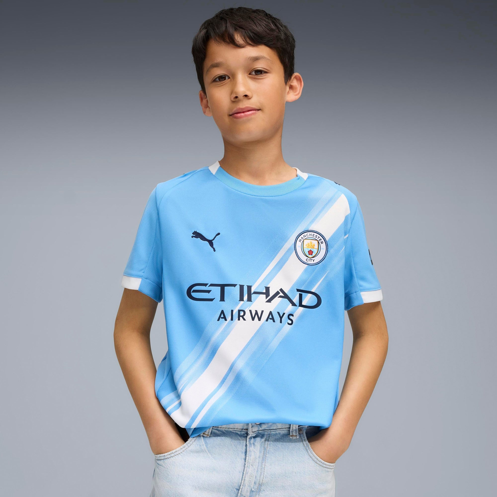 Puma Manchester City 25/26 Home Jersey Youth