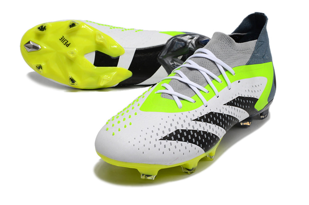 PREDATOR ACCURACY+ FIRM GROUND White/Black/Lucid Lemon