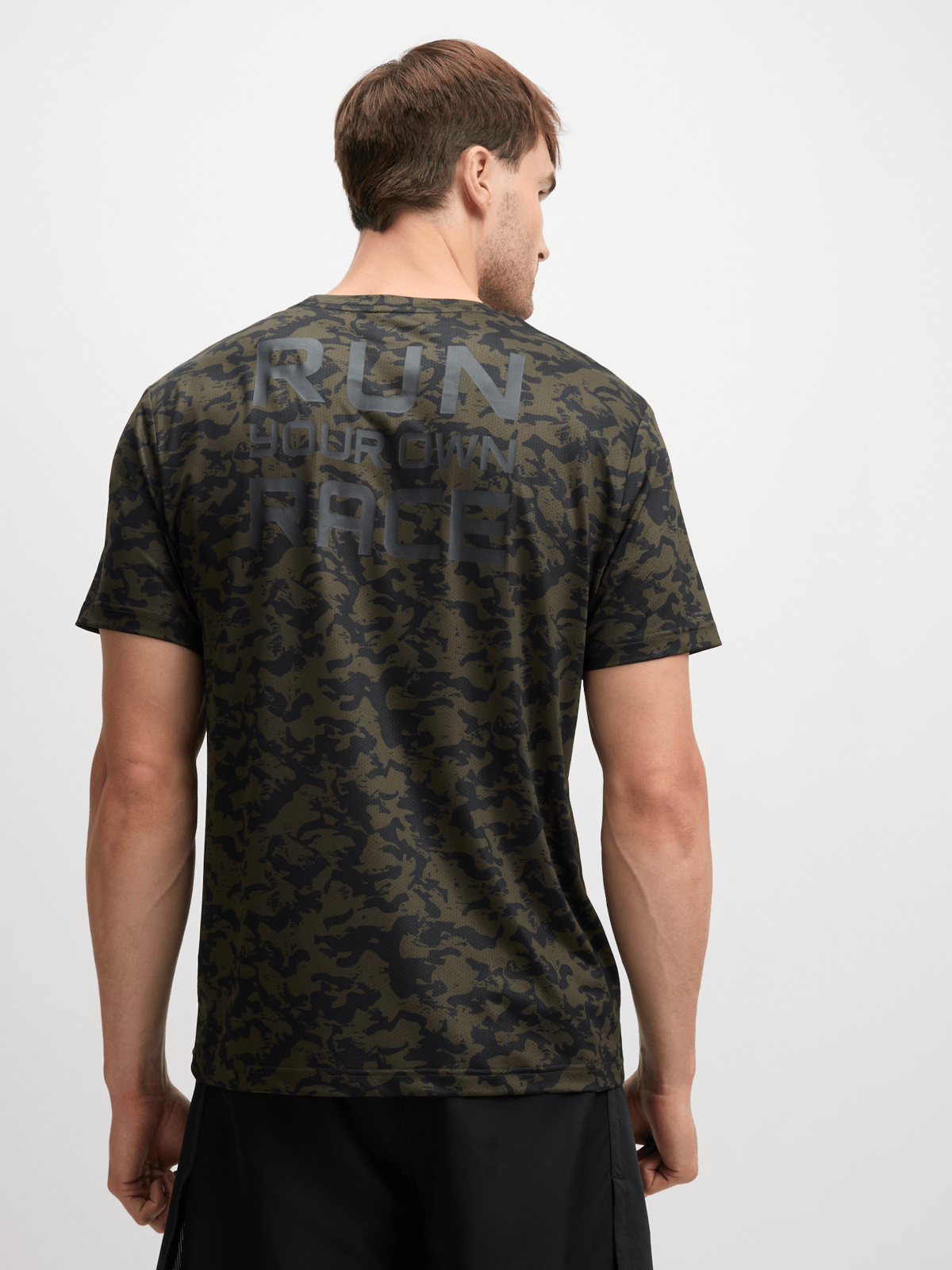 TS Men&#39;s Run Your Pace All-Over Print Fatigue Performance Tee