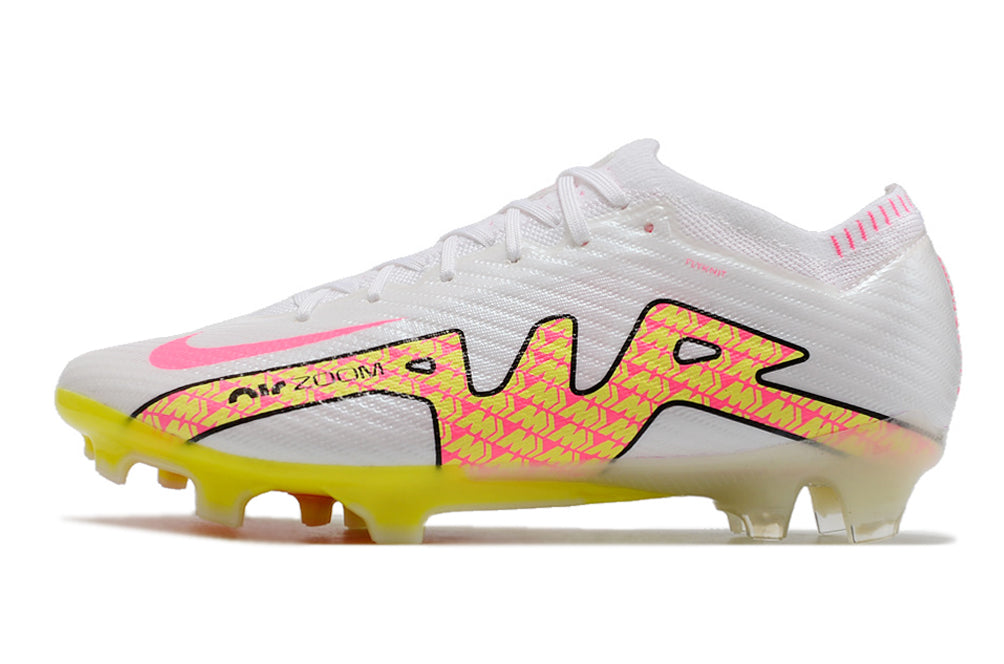 Air Zoom Mercurial Vapor 15 Elite FG White/Pink/Yellow