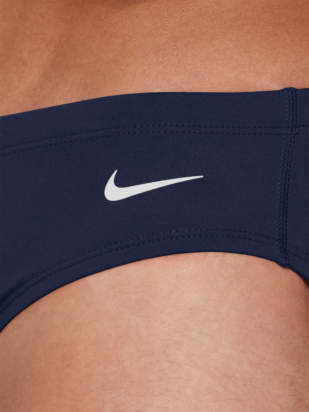 Nike Men's Hydrastrong Solid Navy Performance Swim Brief for Competitive Training
