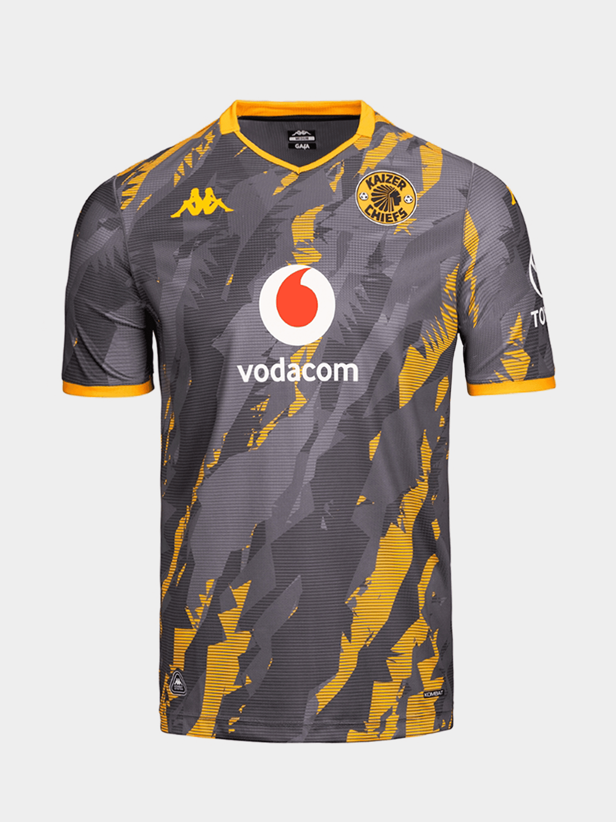 Official Kappa Youth Kaizer Chiefs Away 25/26 Grey Stadium Jersey
