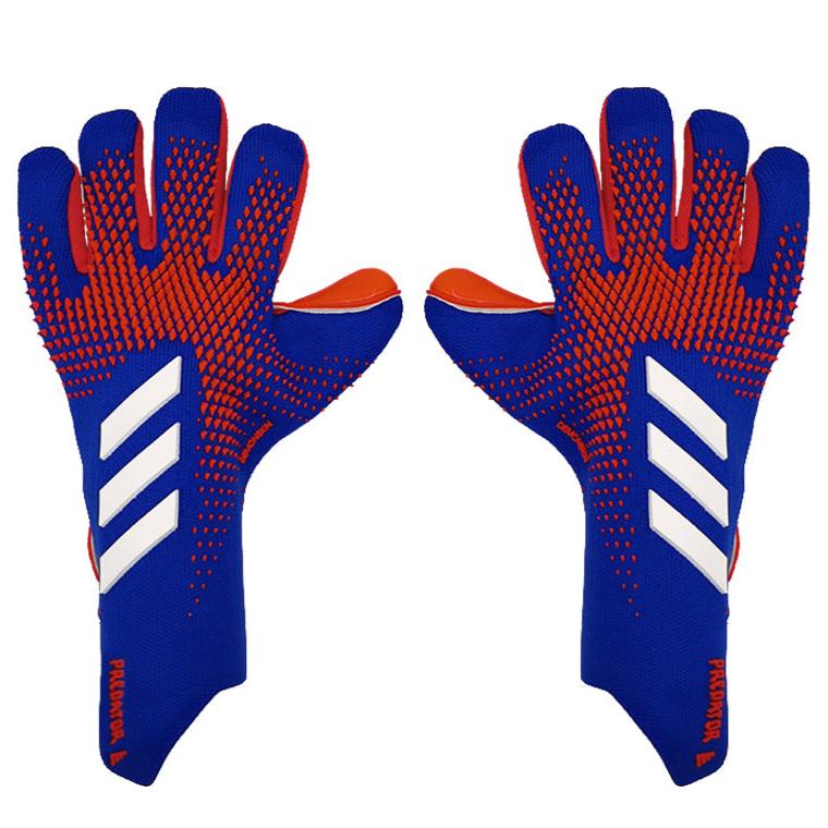 Predator league strapless goalkeeper gloves dark blue